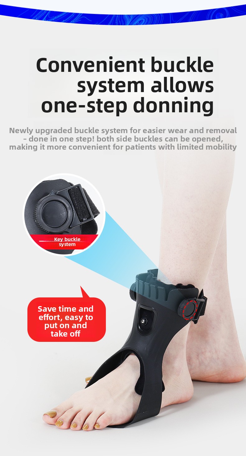 Adjustable Foot Drop Orthosis Support Brace