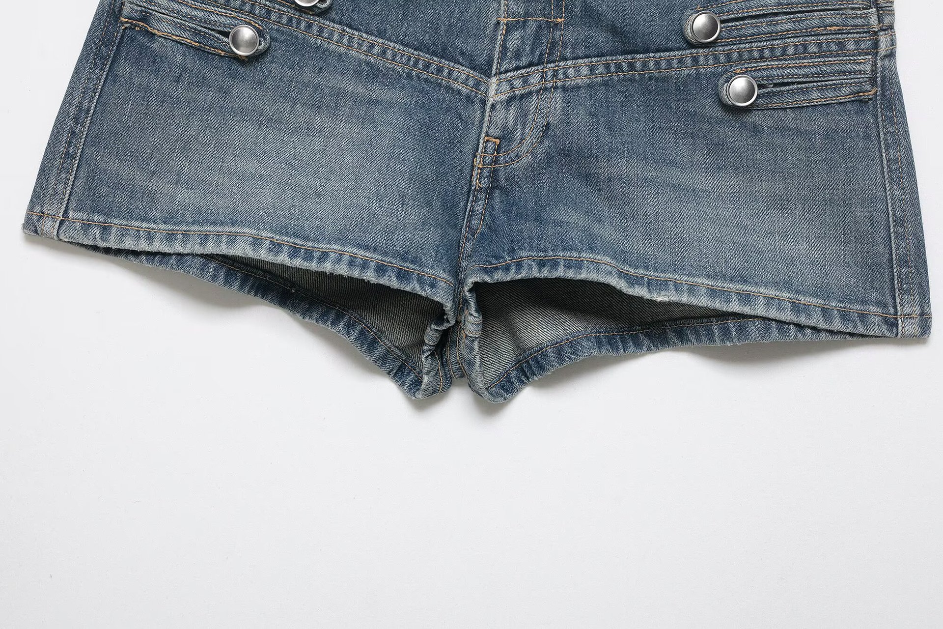 Women's Denim Jacket and Shorts Set