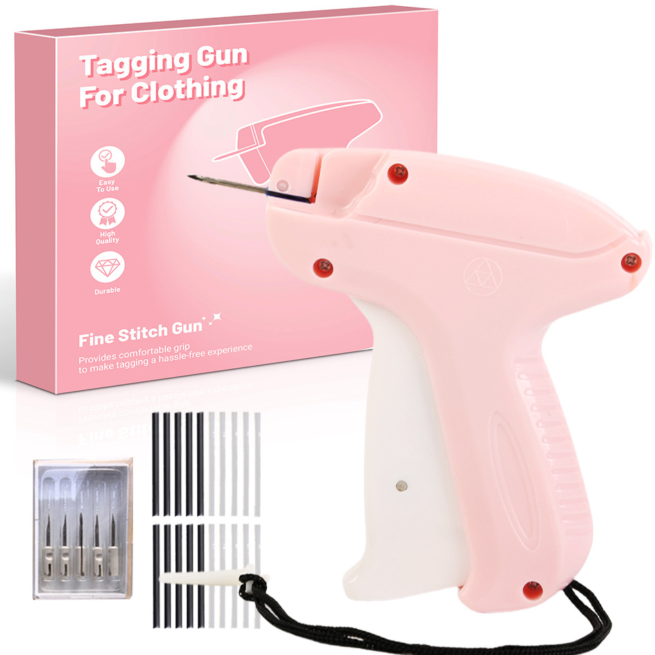 Manual needle-threading label sewing machine