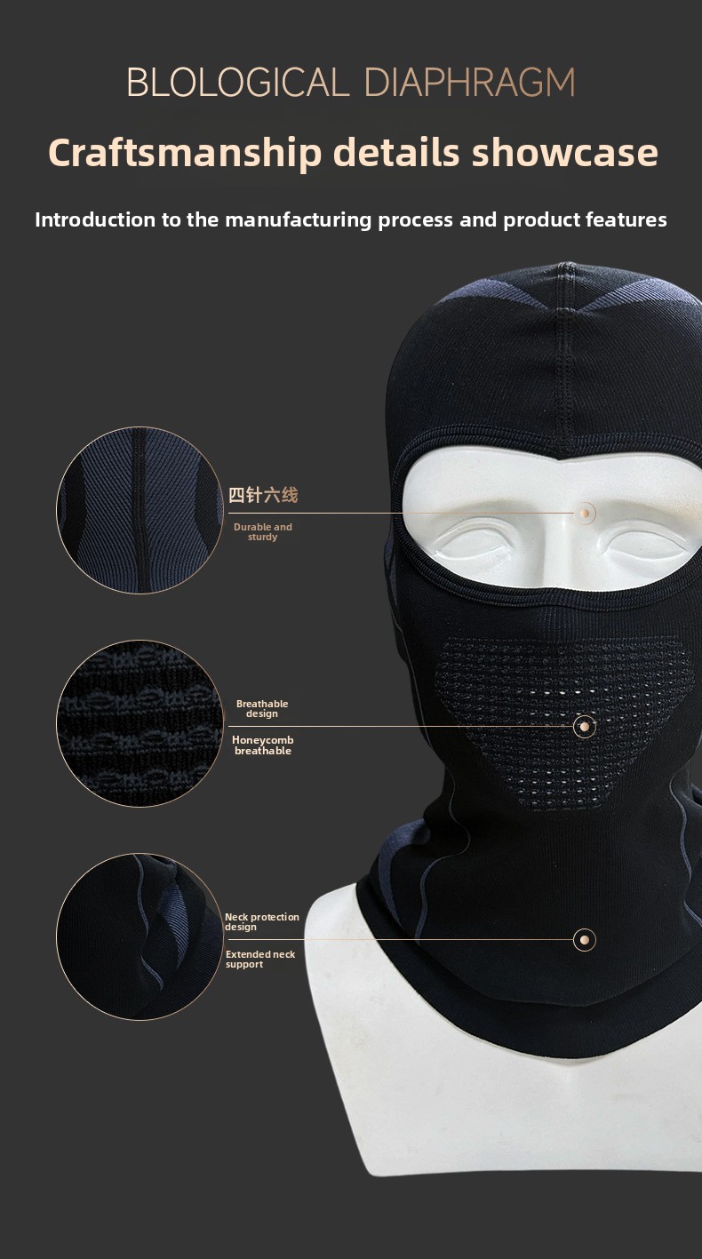 Riding helmet with windproof function for skiing