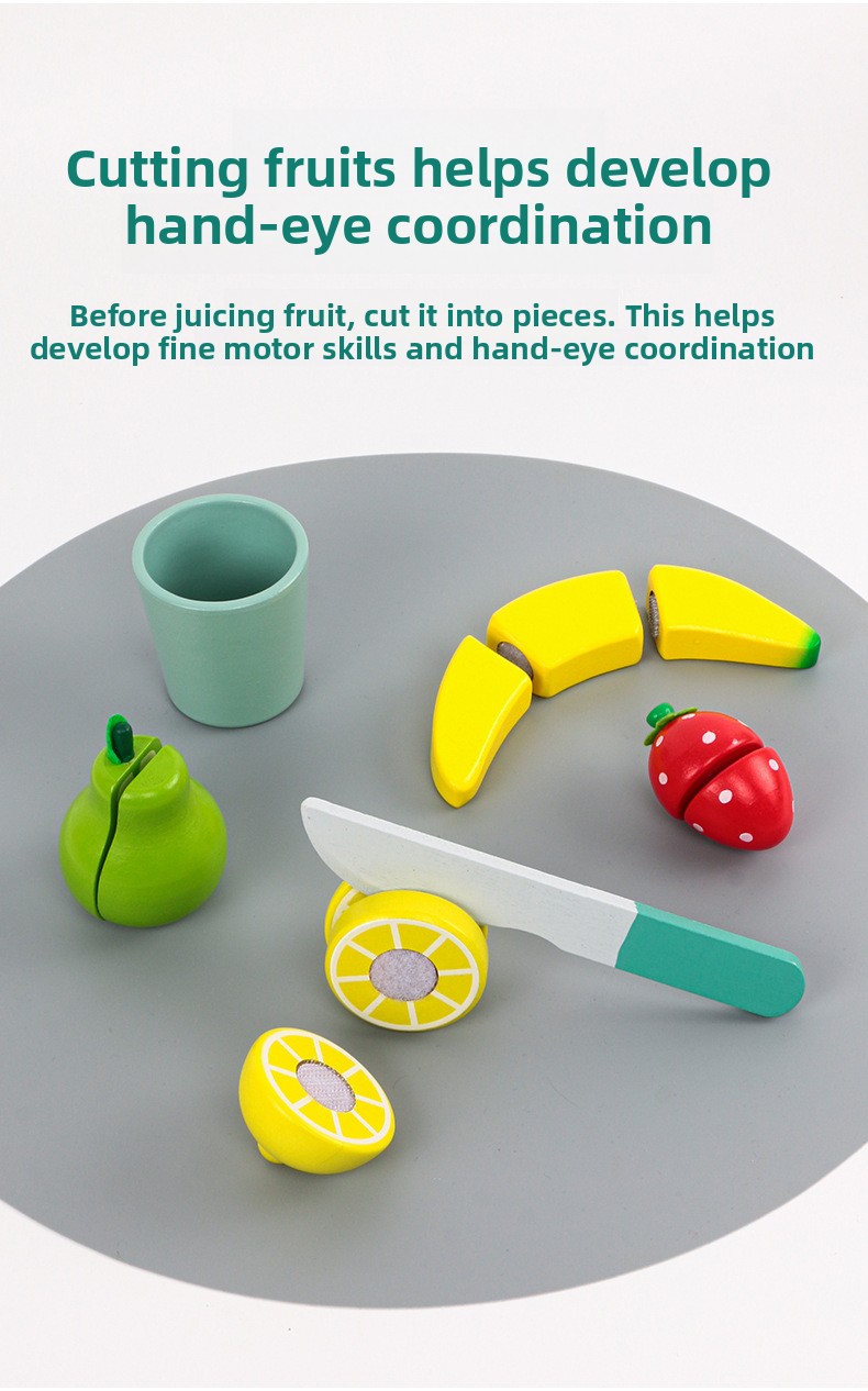 Wooden Pretend Kitchen Appliances – Blender & Juicer Options – supplier image 4