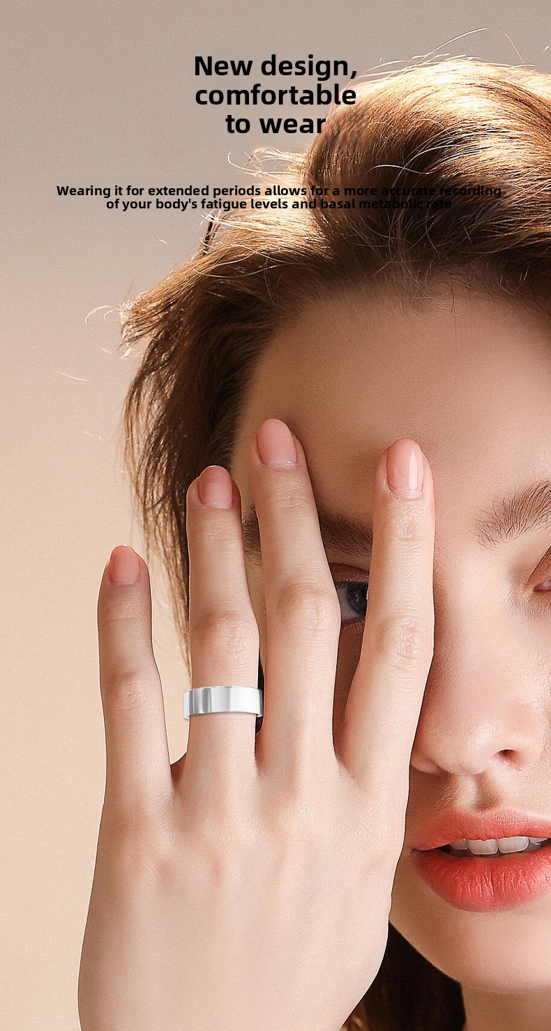 Smart Health Monitoring Ring with Sleep Heart Rate Tracking