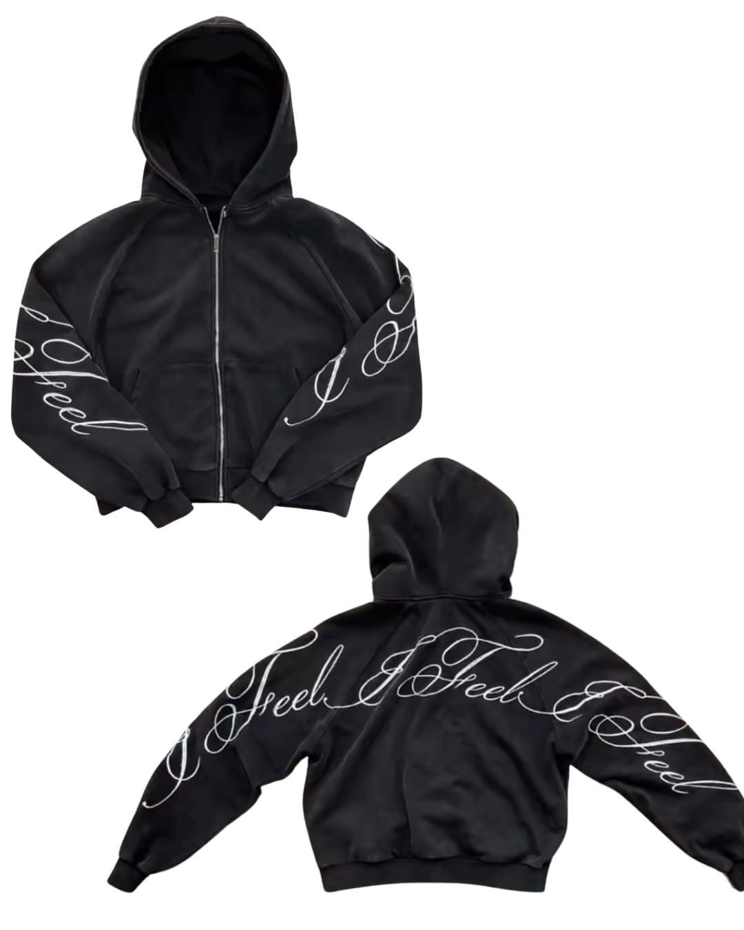 Women Letter Print Hooded Sweatshirt