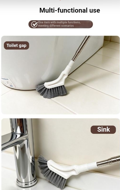 Extendable Cleaning Brush for Tight Spaces