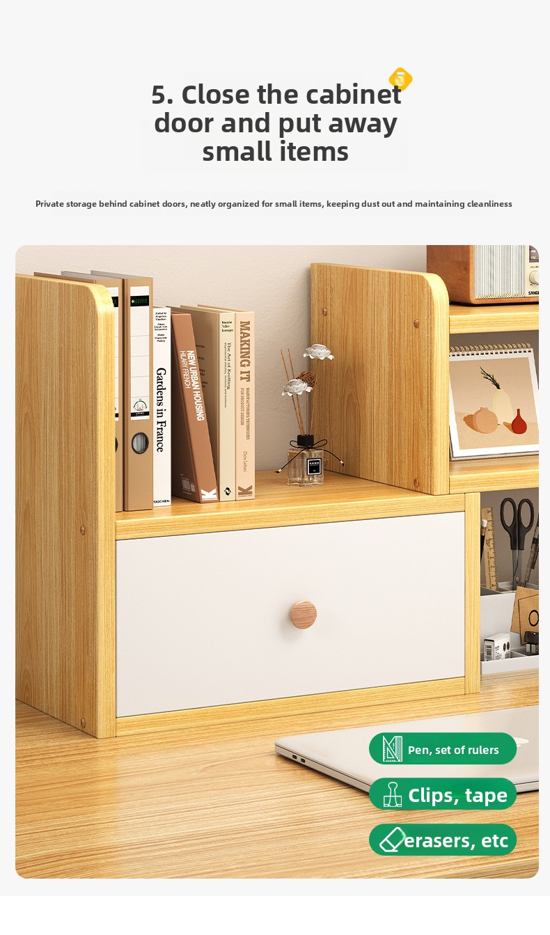 Multilayer Desktop Organizer with Drawers