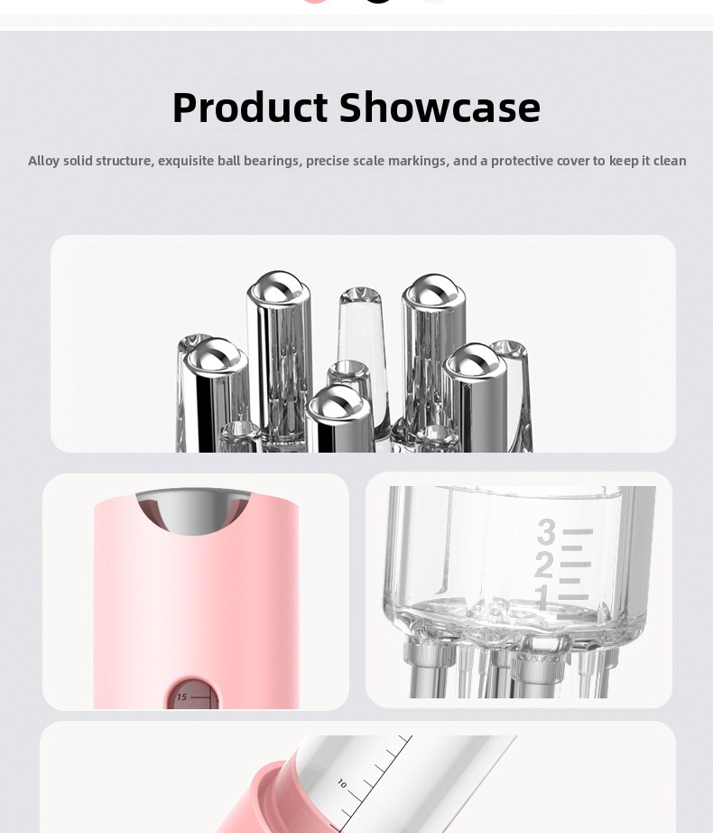 Silicone Scalp Liquid Applicator Comb with Massage Function