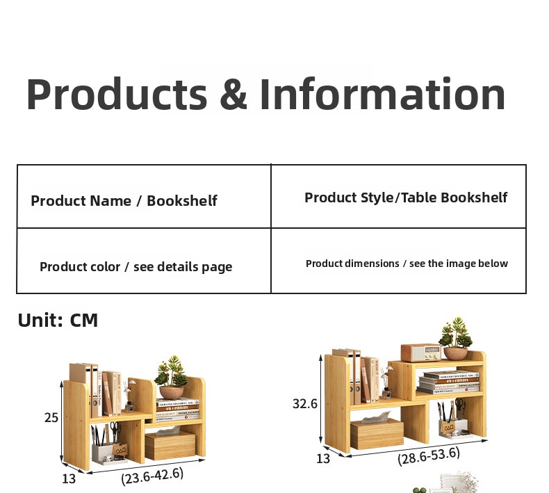 Multilayer Desktop Organizer with Drawers