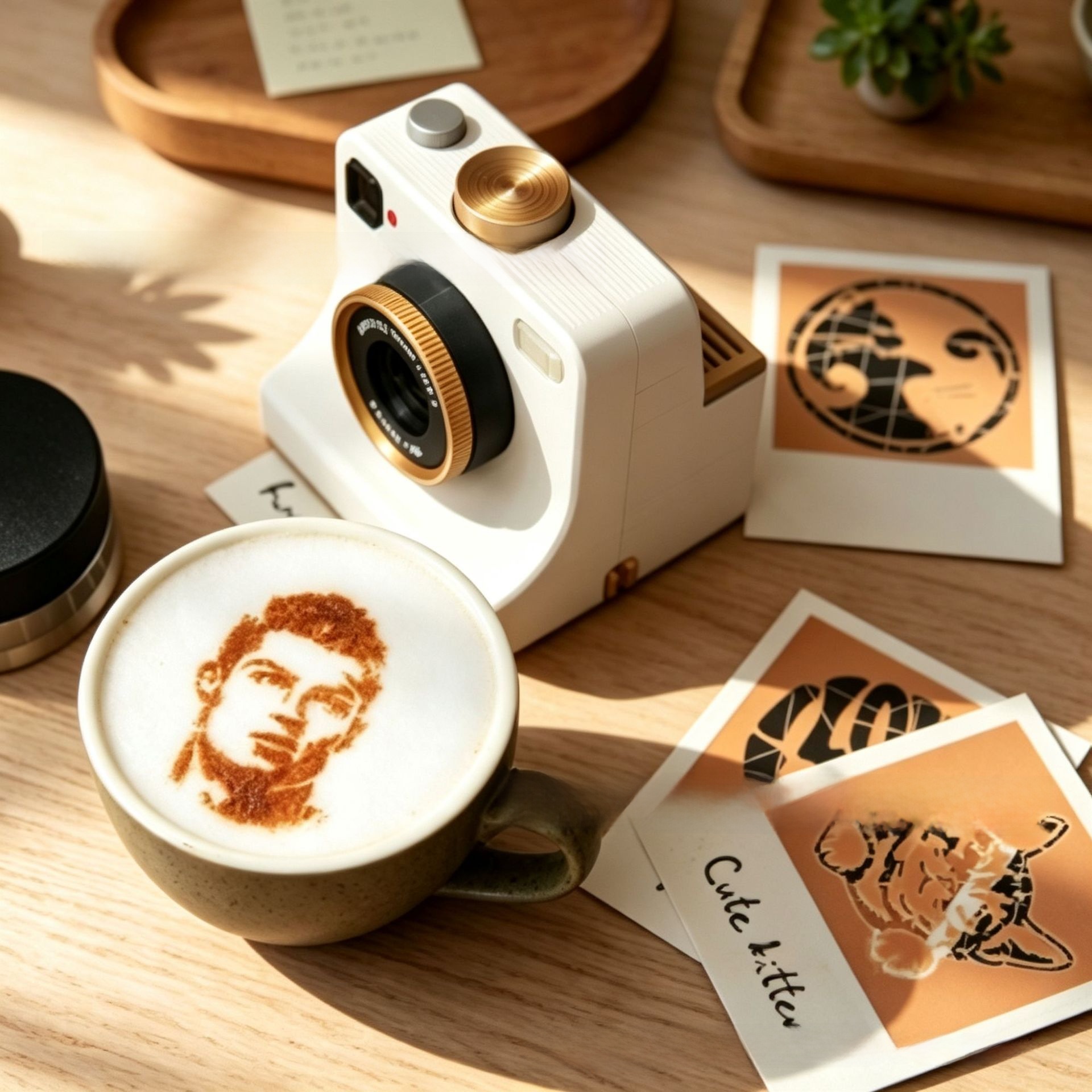 Vintage Style Latte Art Printer