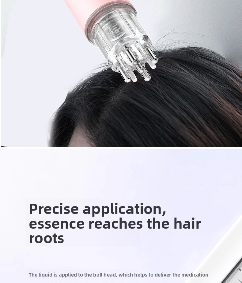 Silicone Scalp Liquid Applicator Comb with Massage Function