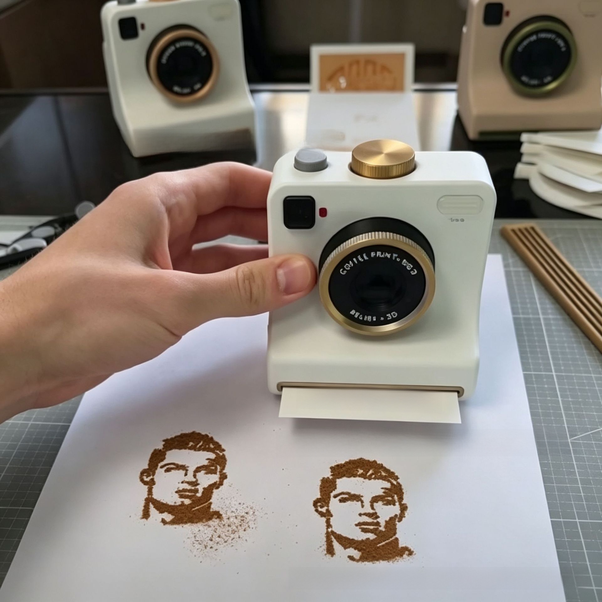 Vintage Style Latte Art Printer