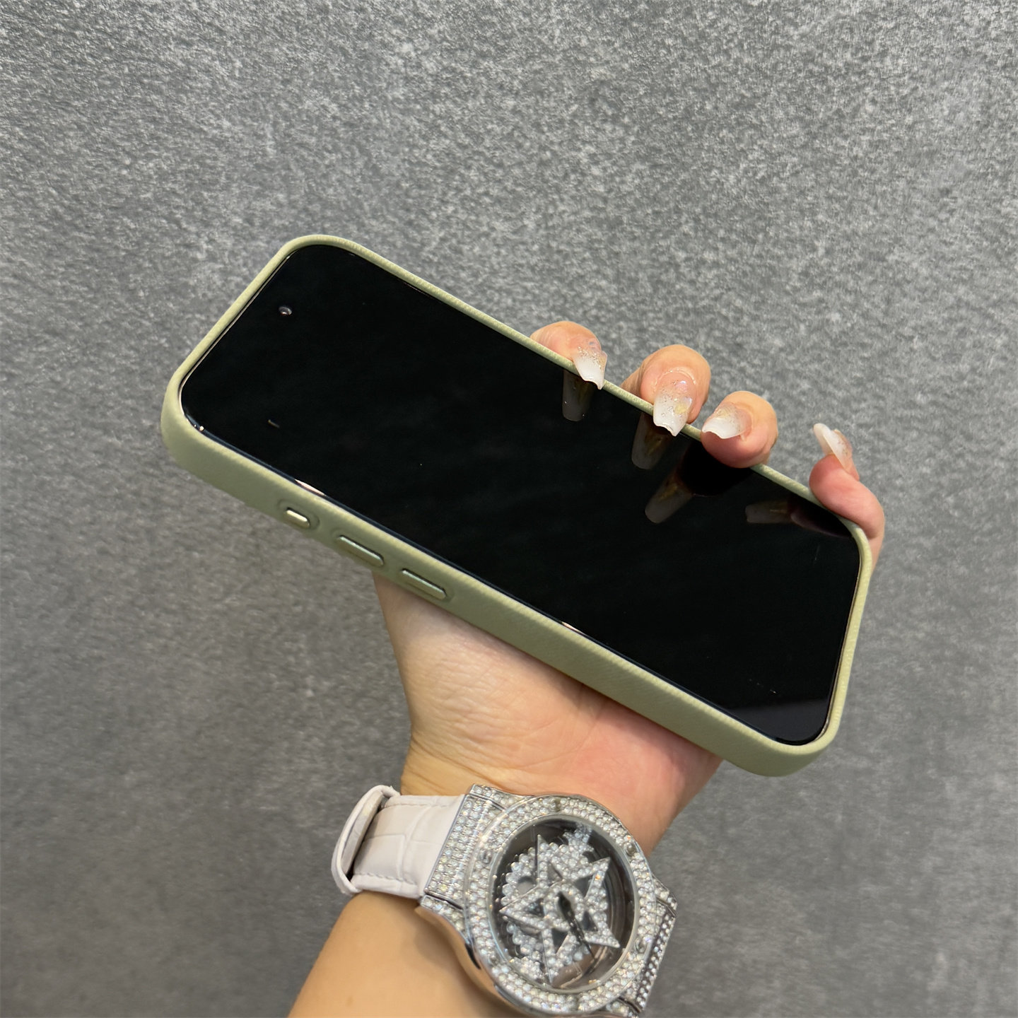 Flannel magnetic phone case