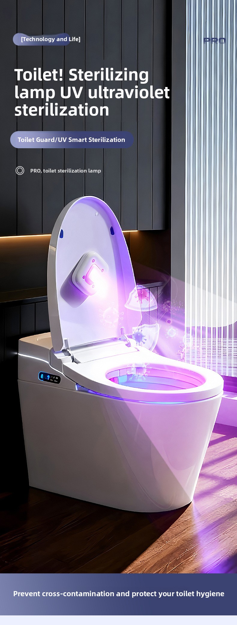 USB-Rechargeable Toilet UV Device – White — QIUOLA | qiuola.com