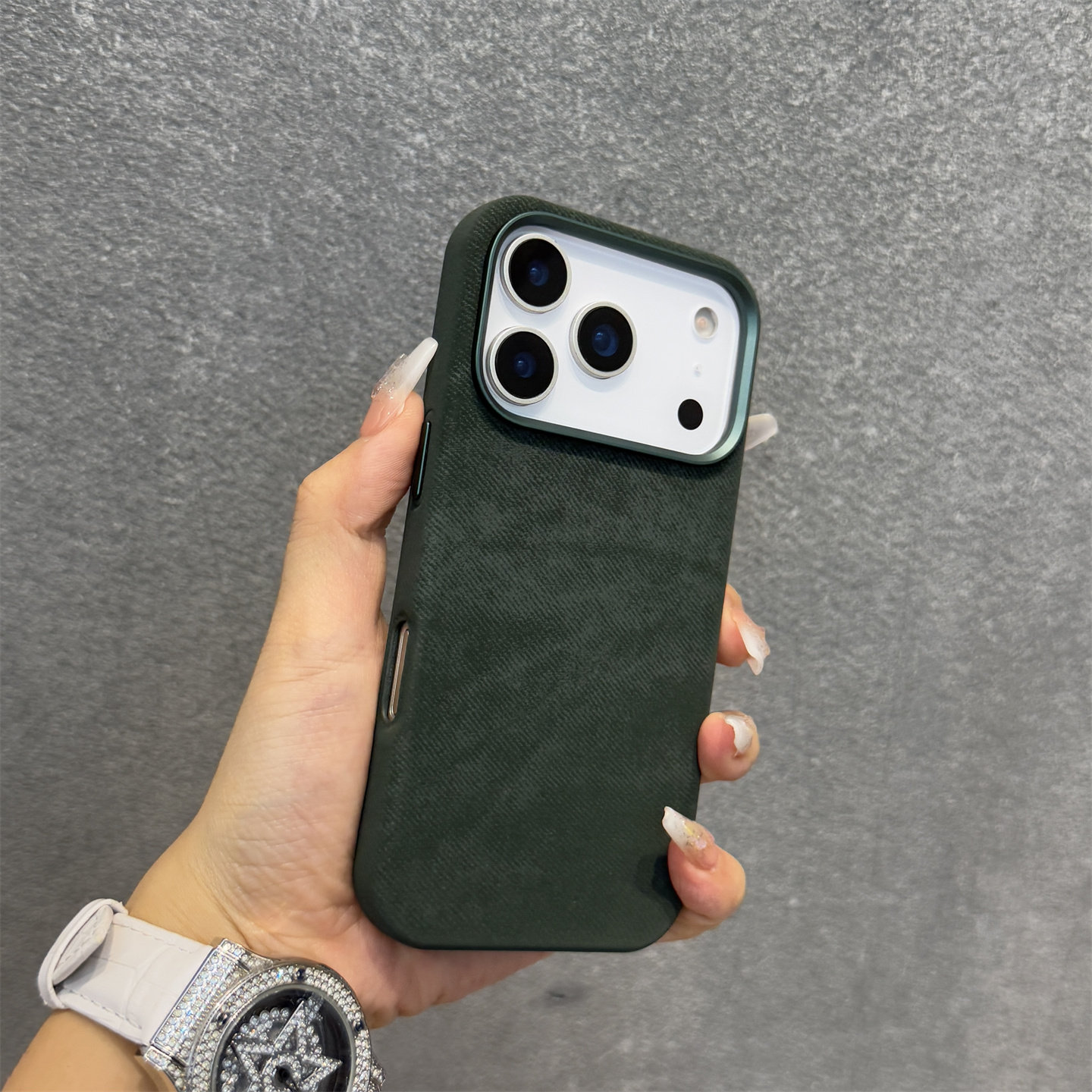 Flannel magnetic phone case