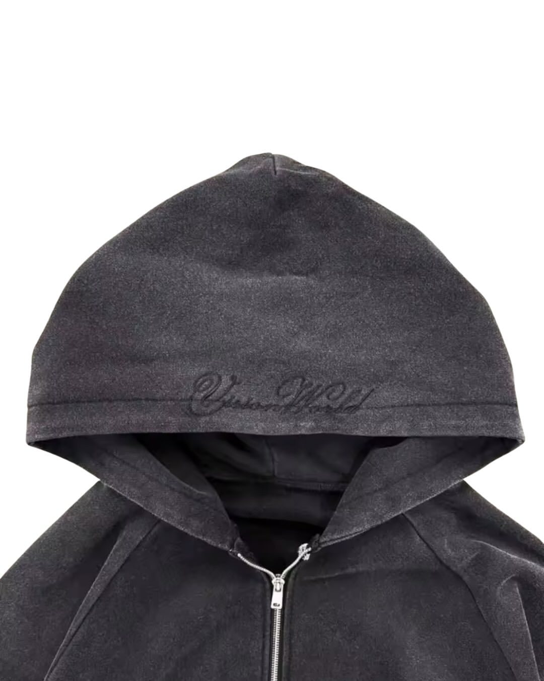Women Letter Print Hooded Sweatshirt