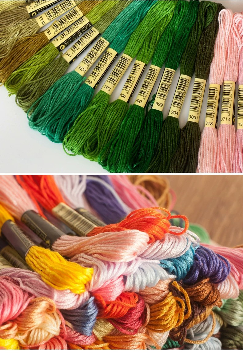 Cotton Embroidery Thread for DIY Craft