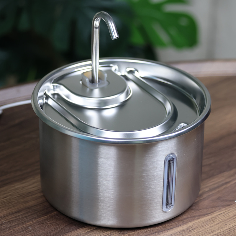 Stainless Steel Automatic Pet Water Fountain