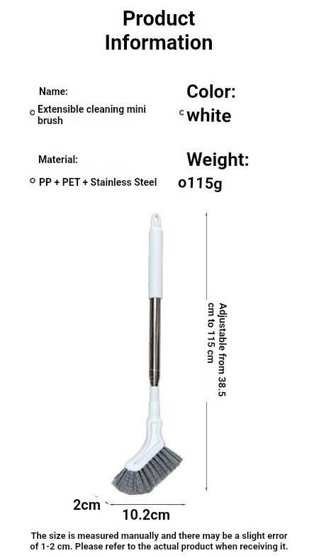Extendable Cleaning Brush for Tight Spaces