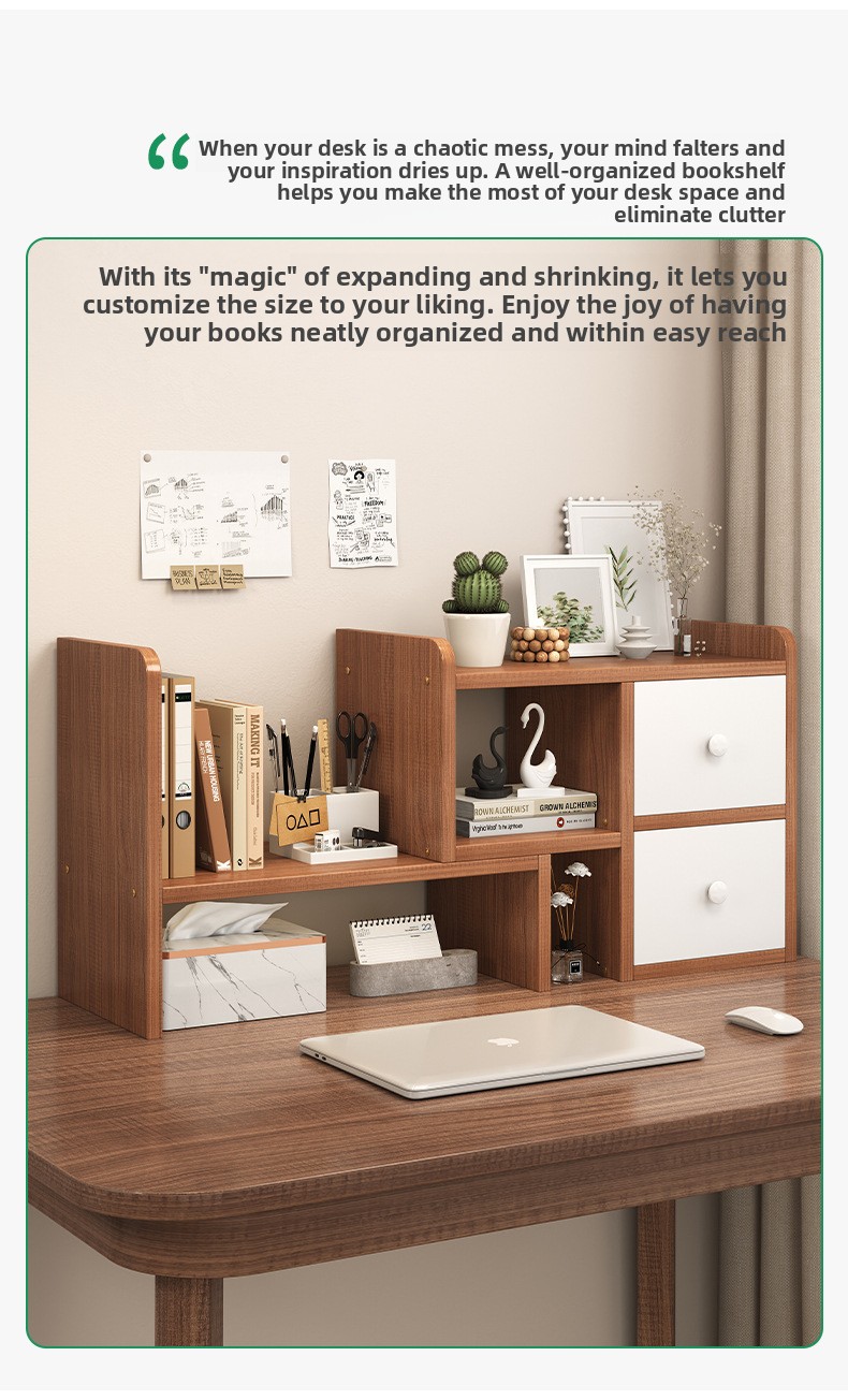 Multilayer Desktop Organizer with Drawers