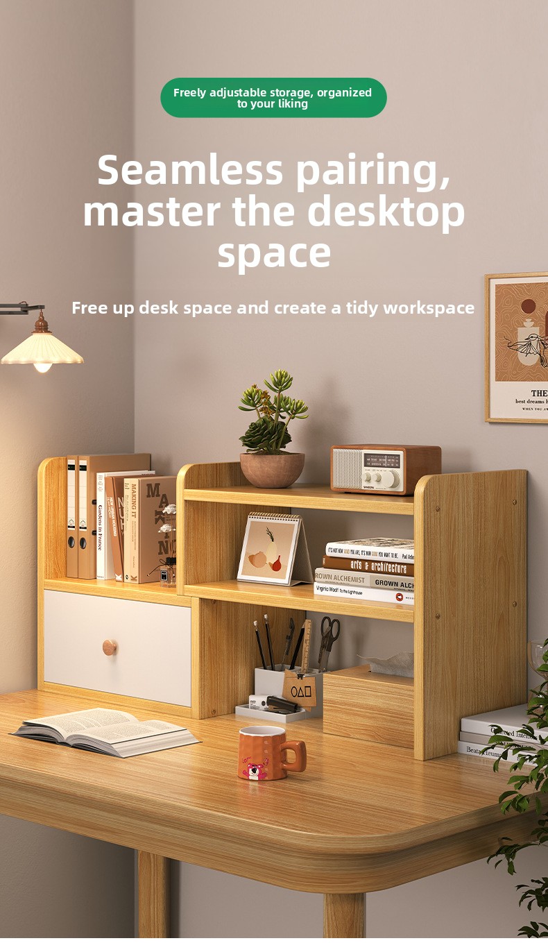 Multilayer Desktop Organizer with Drawers