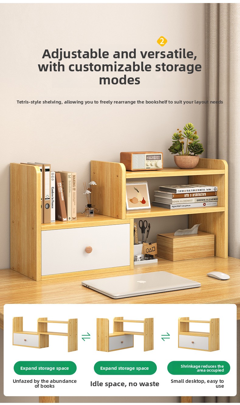 Multilayer Desktop Organizer with Drawers