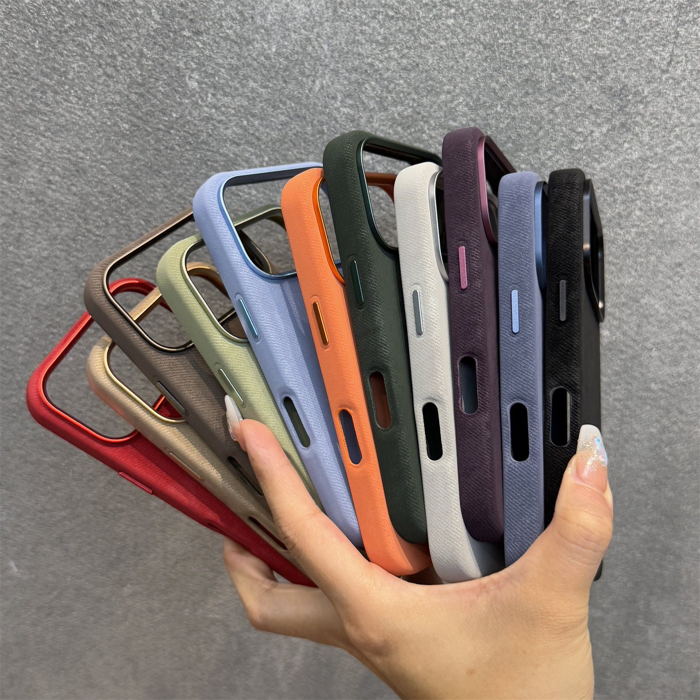 Flannel magnetic phone case