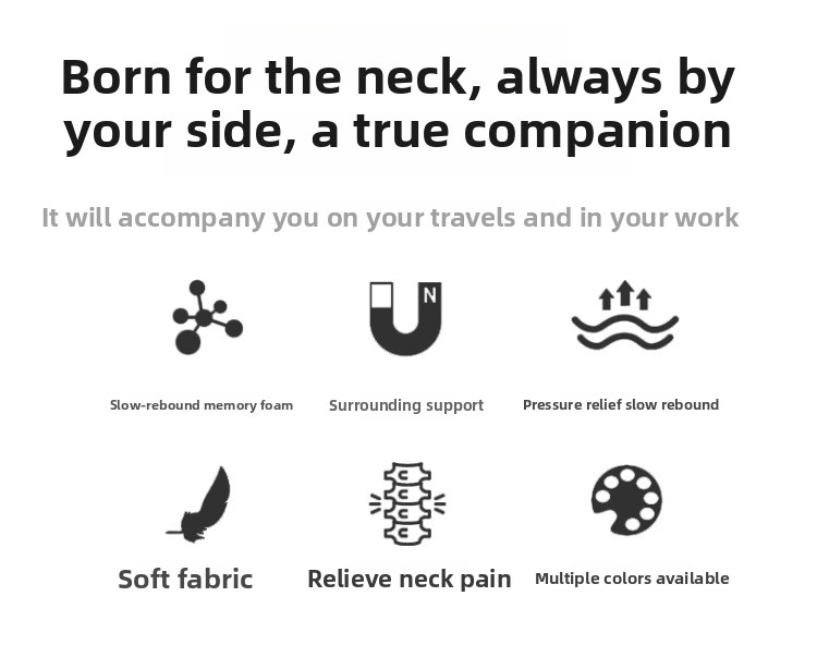 Memory Foam U-Shaped Neck Pillow