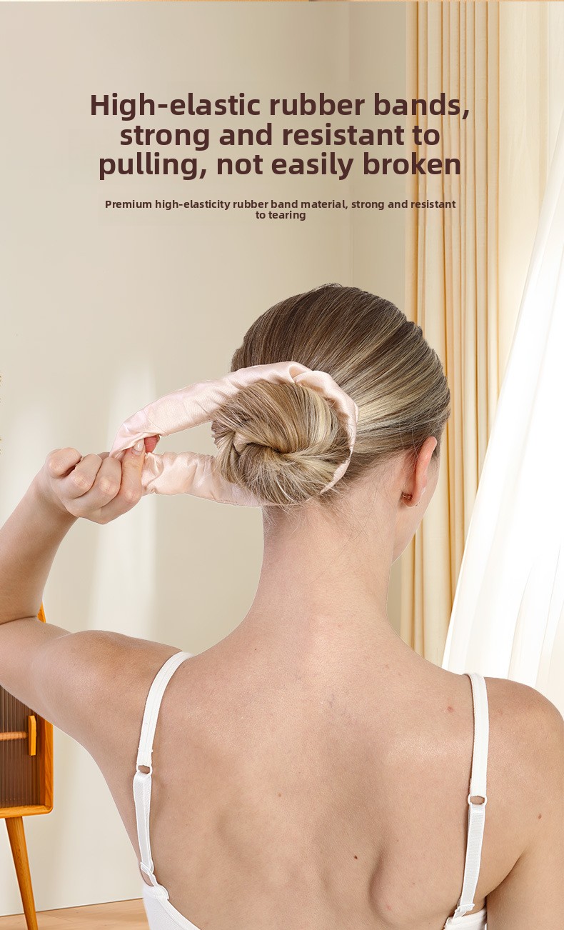 100 Mulberry Silk Large Intestine Hair Band 16mm 3.5cm Hair Rope