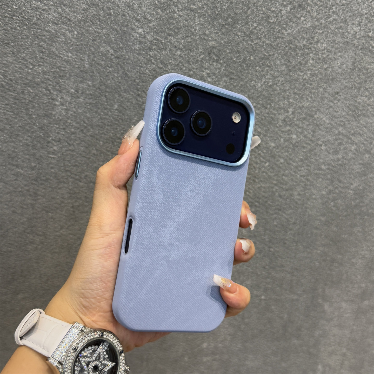 Flannel magnetic phone case