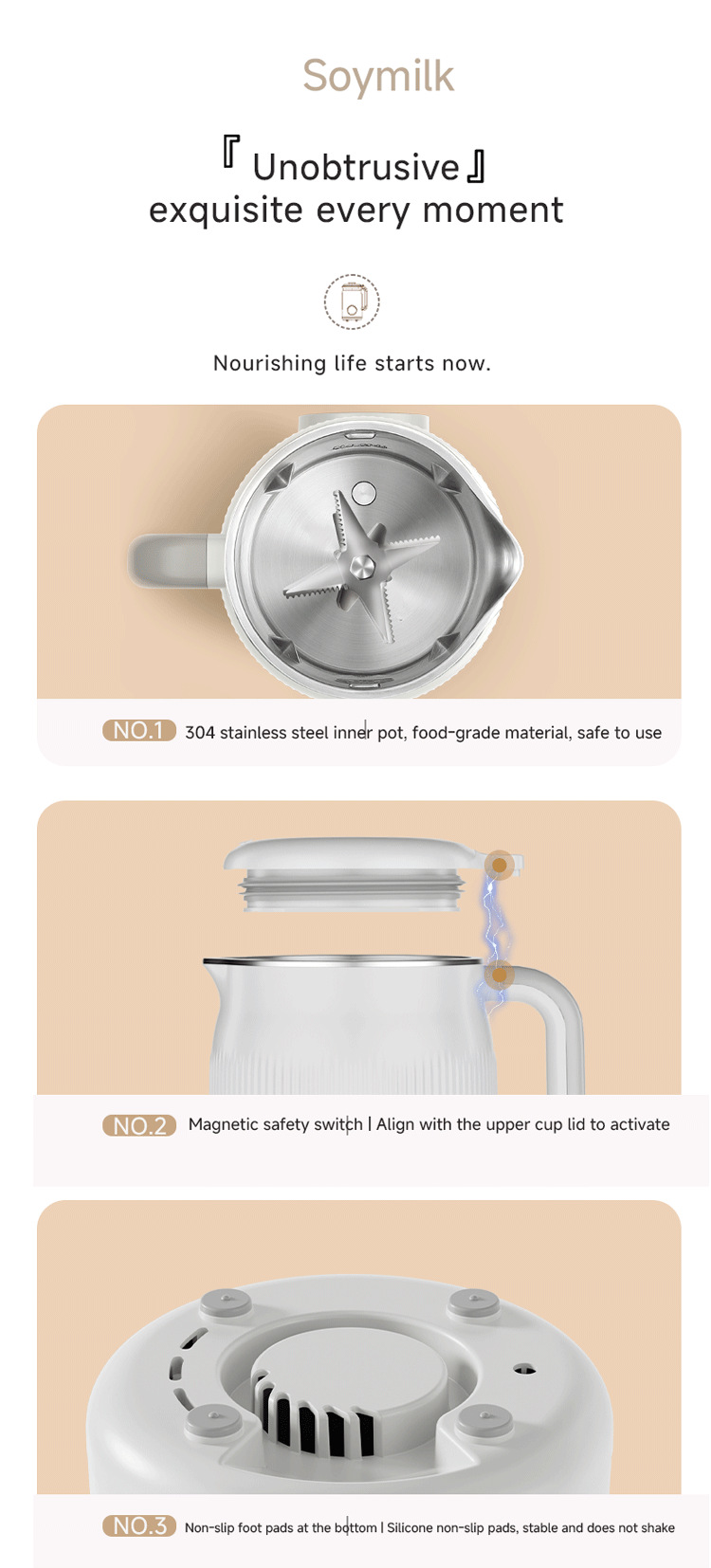 Multifunctional Soy Milk Maker and Grinder