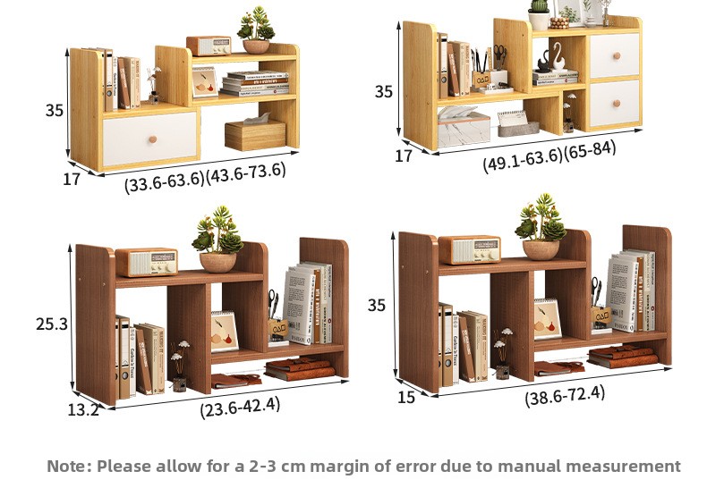 Multilayer Desktop Organizer with Drawers