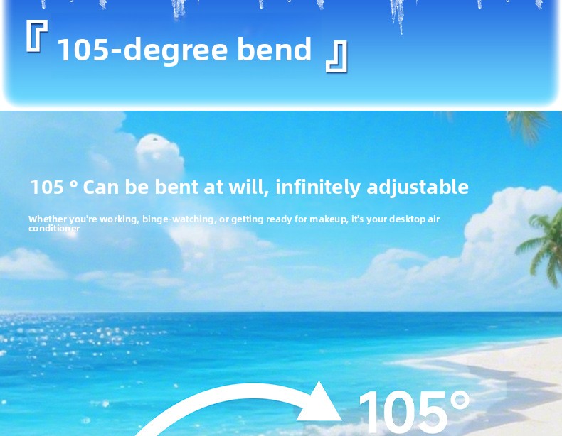 Handheld USB Portable Mini Air Conditioner Fan