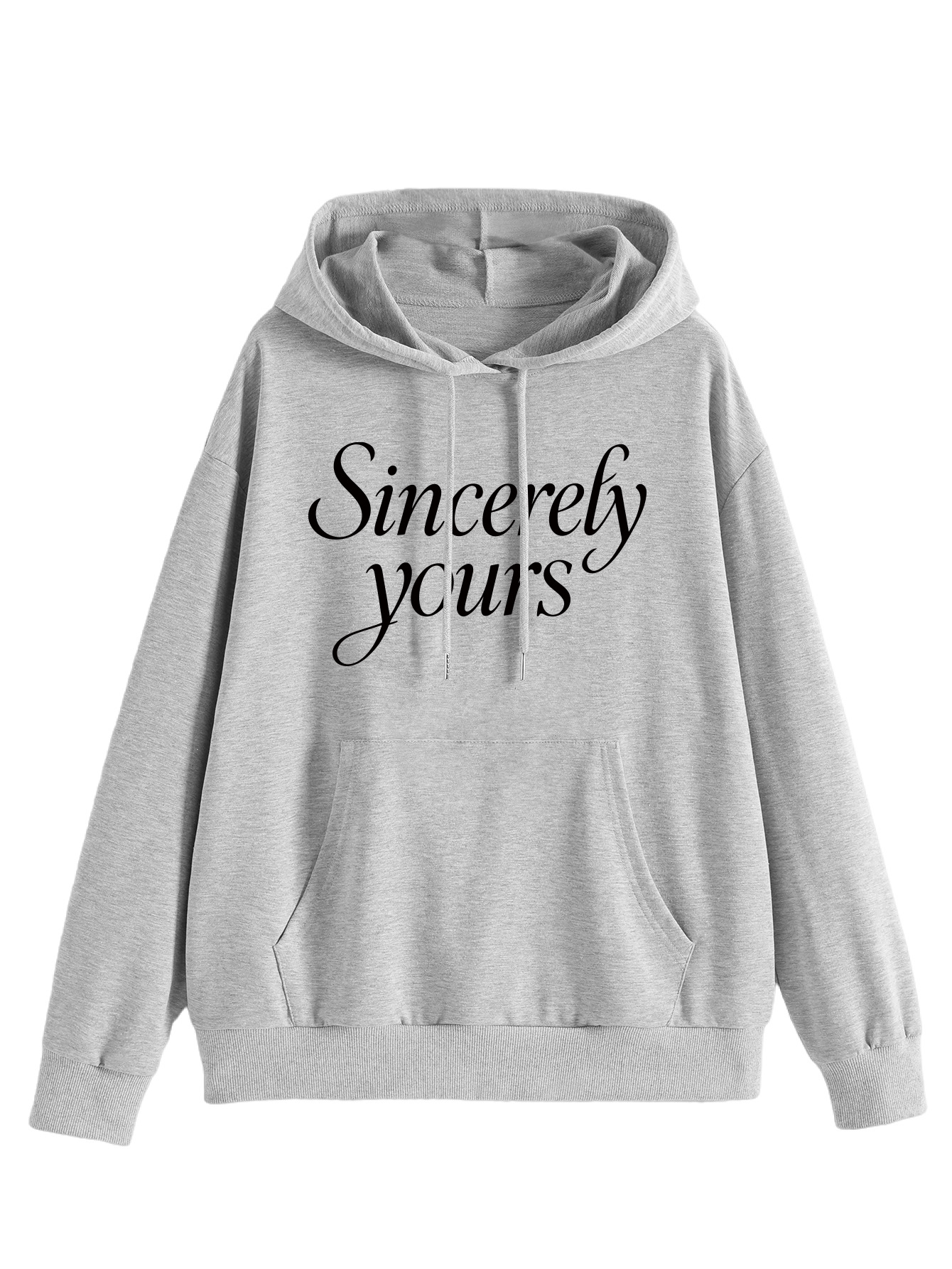 Women Casual Loose Pullover Hoodie Printed Sweatshirt
