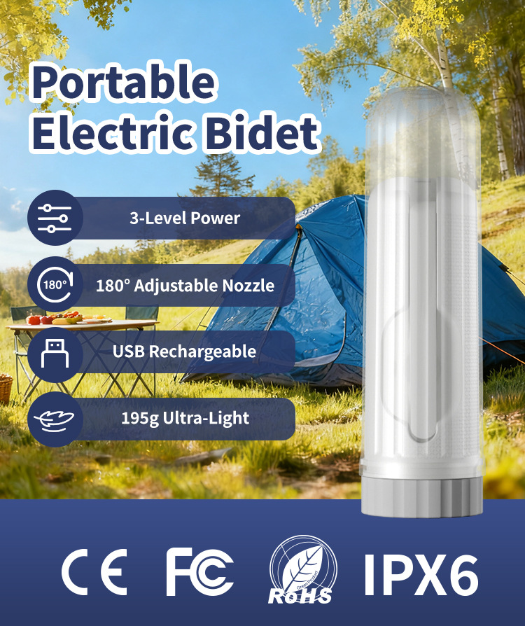Portable Electric Body Washer with Multiple Cleaning Modes