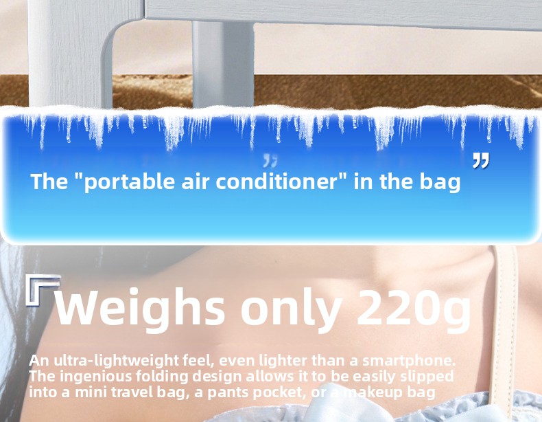 Handheld USB Portable Mini Air Conditioner Fan