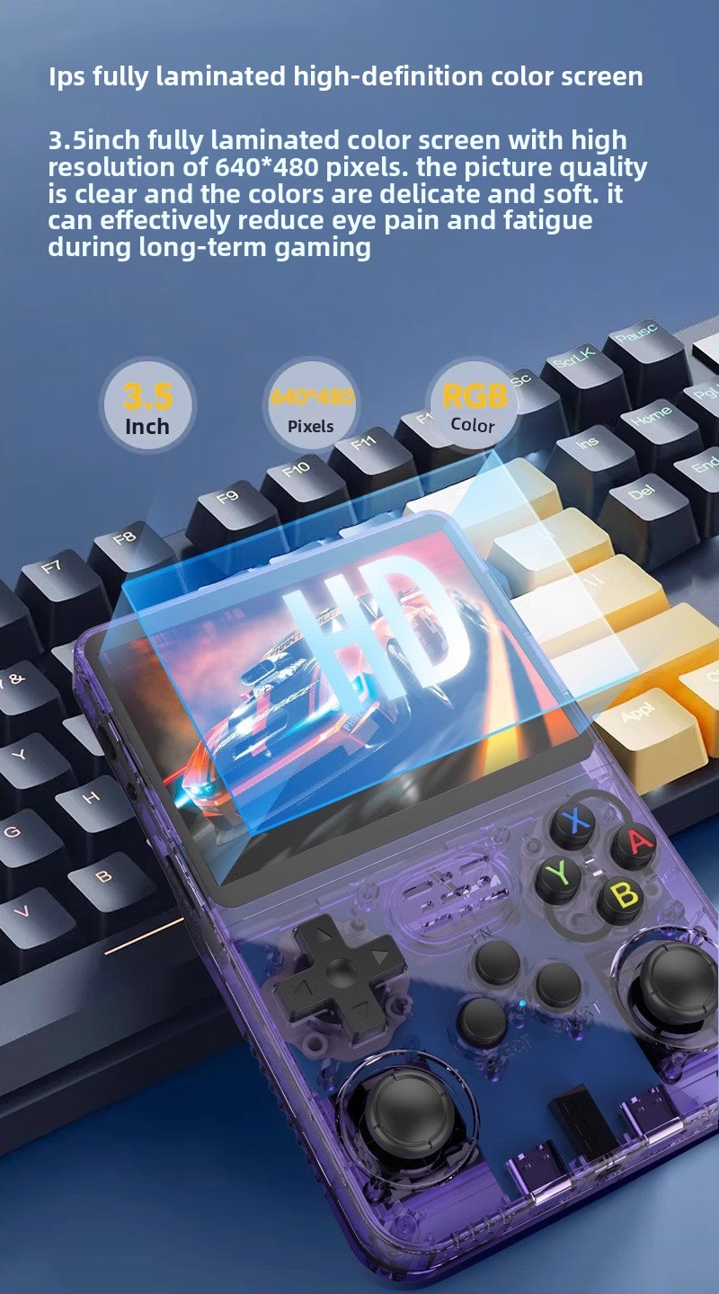 R36S Retro Handheld Game Console with Dual Joysticks — QIUOLA | qiuola.com
