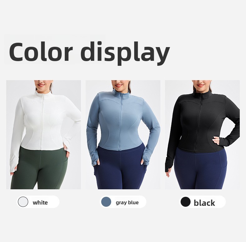 Womens High Elastic Sports Jacket