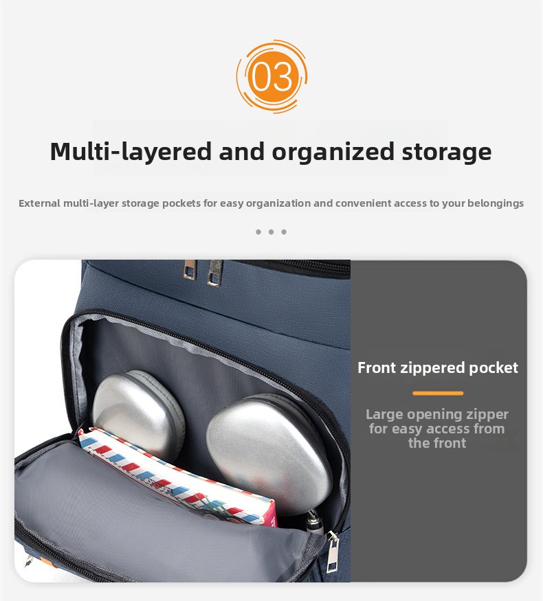 Double-Shoulder Thermal Insulation Travel Backpack