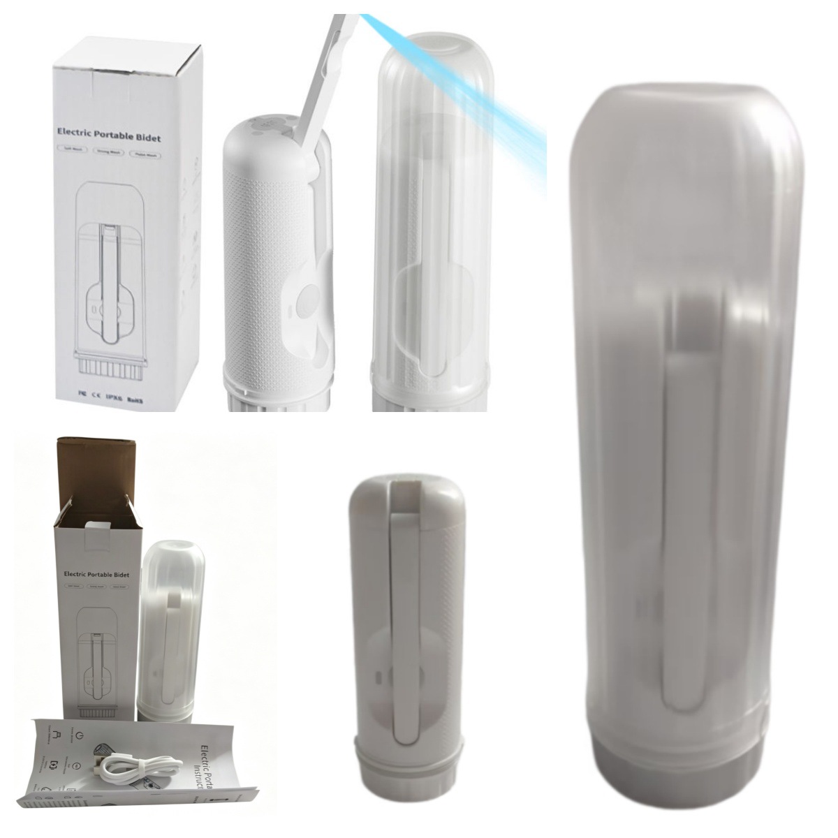 Portable Electric Body Washer with Multiple Cleaning Modes