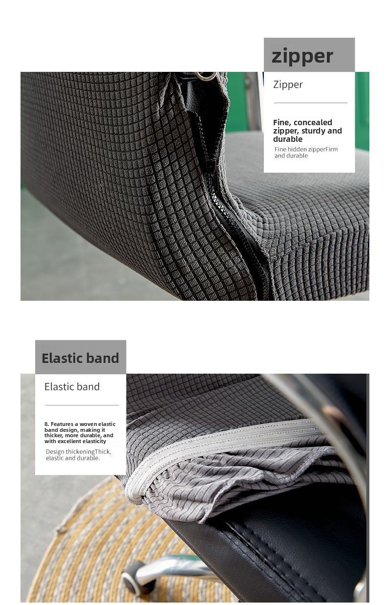 Waterproof Spandex Office Chair Cover One-Piece Elastic Stretch Chair Protector
