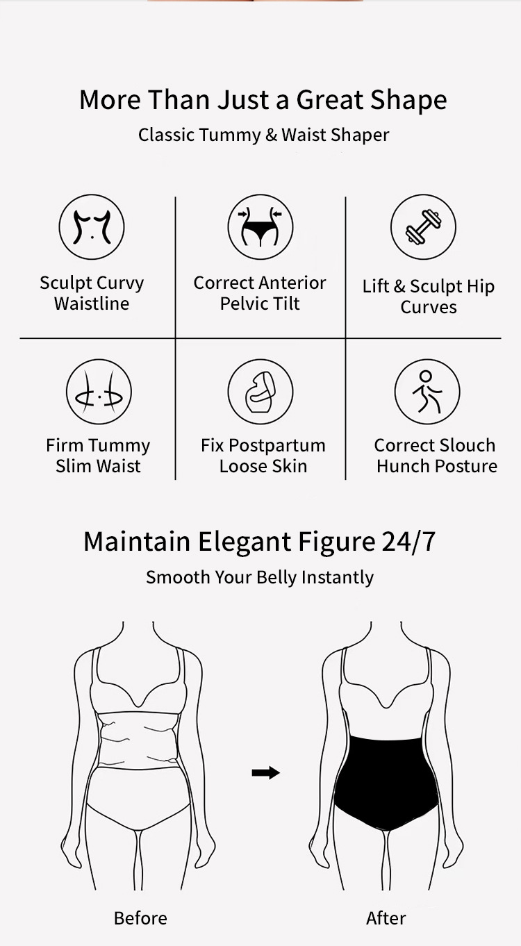 Seamless Shaping Panties for Women Tummy Control Butt Lift