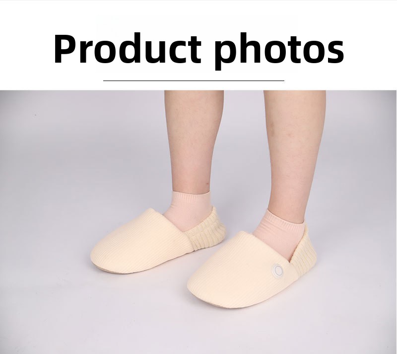 Knitted Electric Heating Slippers