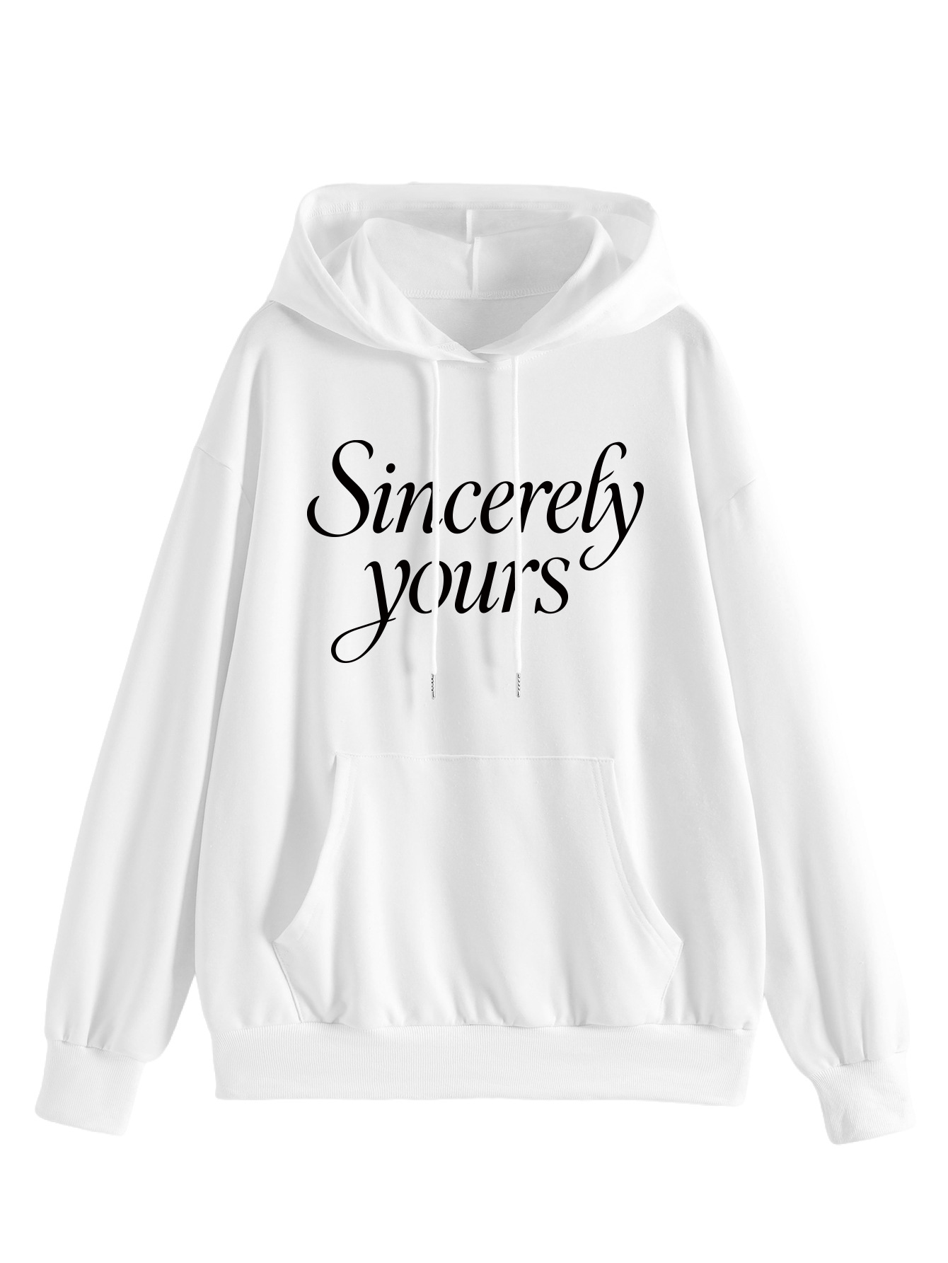 Women Casual Loose Pullover Hoodie Printed Sweatshirt