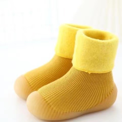 Baby Toddler Shoes Autumn Winter Velvet Soft Sole Non-slip Cotton Socks