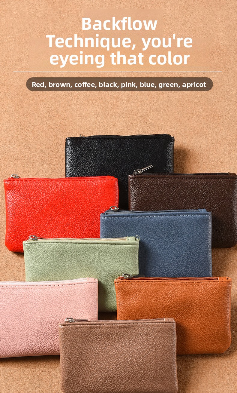 Zipper Coin Purse Mini Wallet Card Holder
