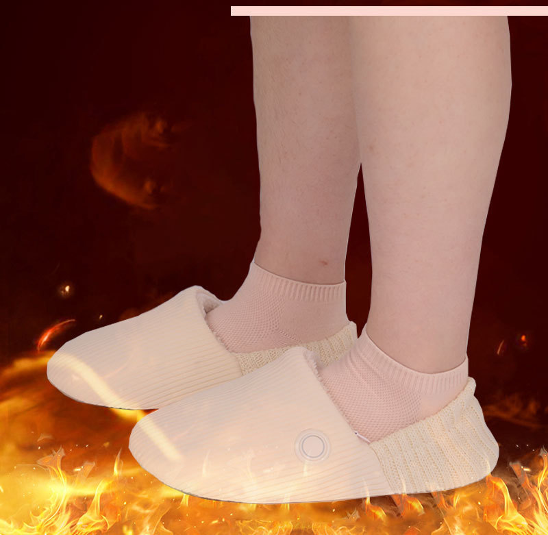 Knitted Electric Heating Slippers