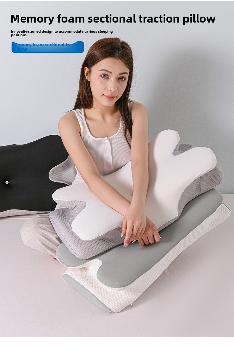Ergonomic Memory Foam Cervical Pillow