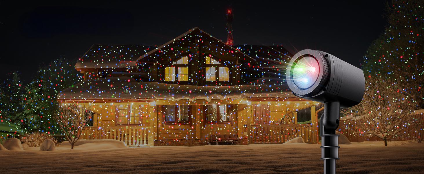 Outdoor Waterproof Laser Projection Light with Starry Effect