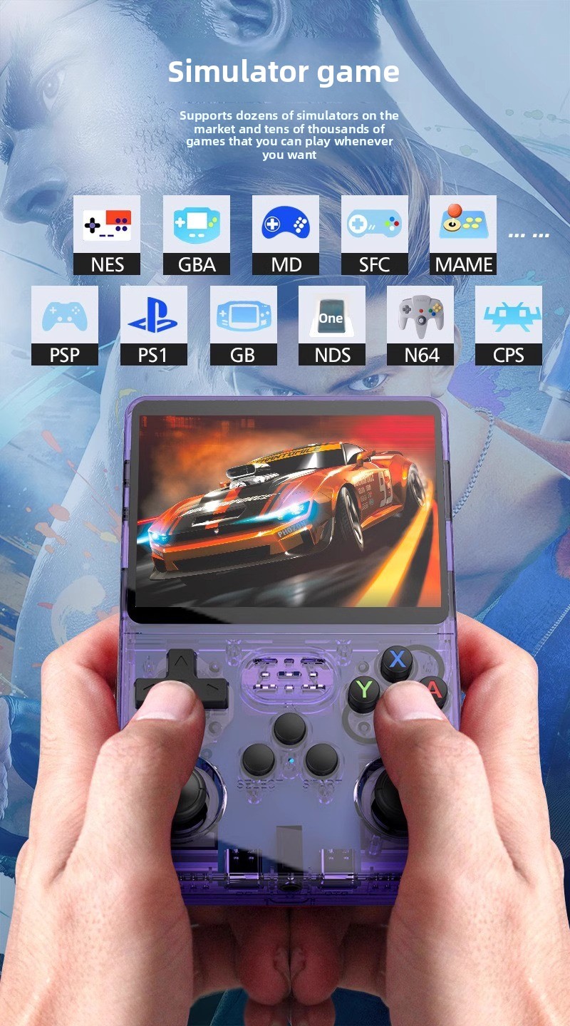 R36S Retro Handheld Game Console with Dual Joysticks — QIUOLA | qiuola.com