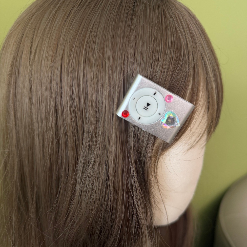 Original MP3 Music Note Hair Clips