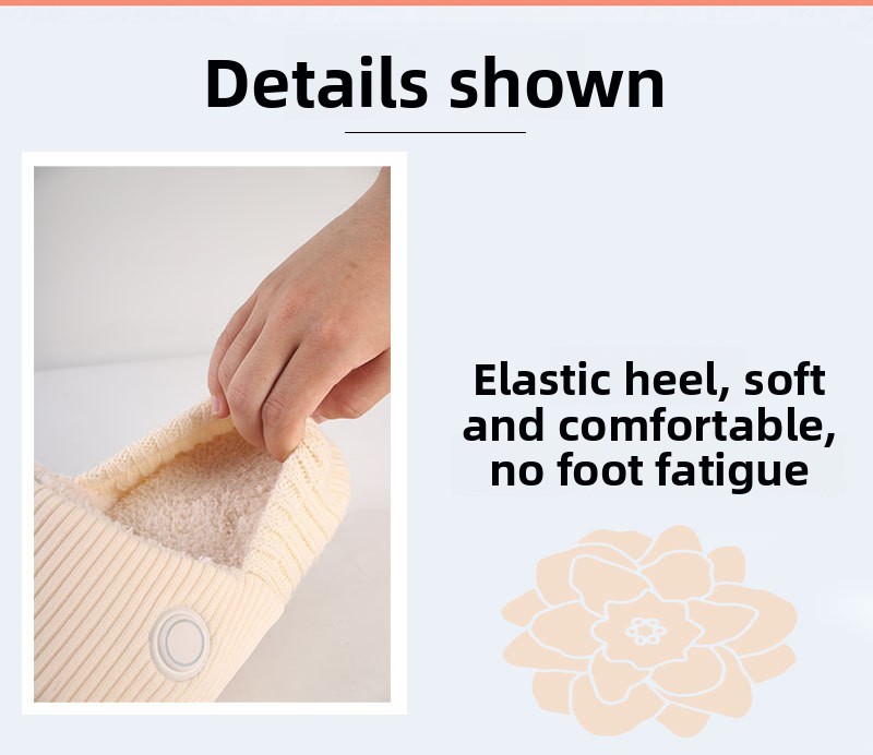 Knitted Electric Heating Slippers